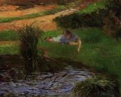 保罗 高更 : Pond with Ducks